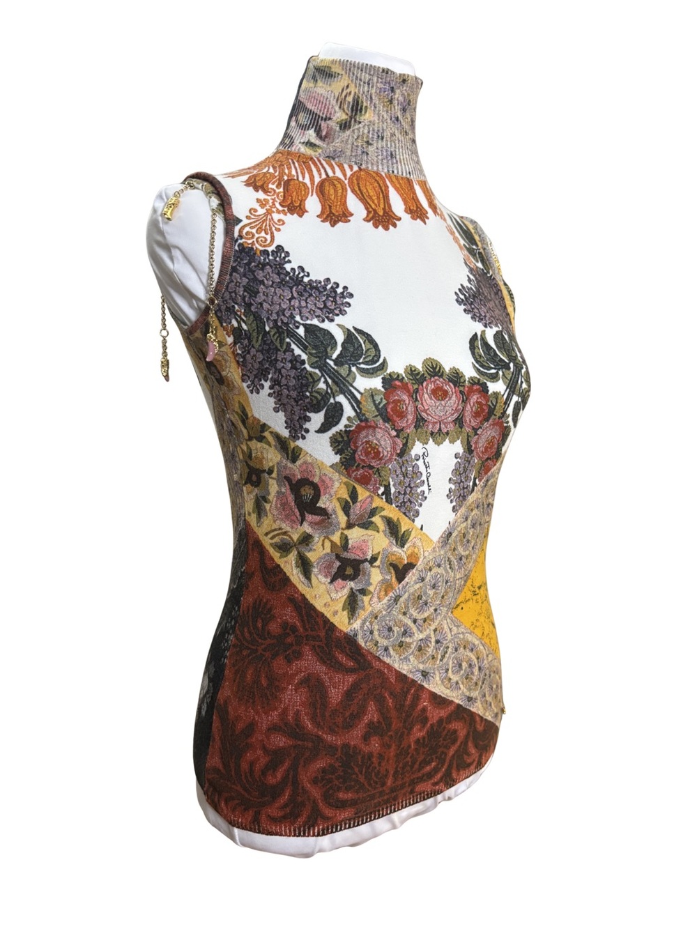 Roberto Cavalli FW2005 Knit Mock Neck Top